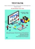 Test Bank for Business Communication Essentials&colon; Fundamental Skills for the Mobile-Digital-Social Workplace&comma; 8th edition by Courtland Bovee&comma; John Thill&comma; Chapter 1-14 &vert;All Chapters