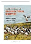  TEST BANK FOR Essentials of Organizational Behavior&comma; 16th edition by Stephen P&period; Robbins&comma; Timothy A&period; Judge ISBN&colon;9780135353837 COMPLETE GUIDE ALL CHAPTERS COVERED 100&percnt; VERIFIED A&plus; GRADE ASSURED&excl;&excl;&excl;&excl;NEW LATEST UPDATE&excl;&excl;&excl;&excl; 