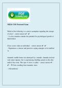 NR 326 CMS Proctored Exam Review 2026 &vert; Mental Health Nursing Study Guide