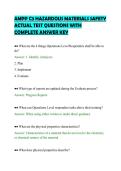 AMMUNITION PUBLICATIONS UPDATED&NewLine;ACTUAL QUESTIONS AND CORRECT&NewLine;ANSWERS COMPREHENSIVE STUDY GUIDE