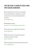 AMT 280 EXAM 1 ACTUAL QUESTIONS WITH&NewLine;VERIFIED SOLUTIONS