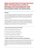 Milady Standard Nail Technology Final Exam 2026 &vert; Verified Questions&comma; Answers & Rationales &vert; Nail Technology Exam Prep