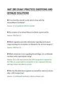 AMT 280 EXAM 1 FULLY SOLVED TEST PAPER&NewLine;GRADED A