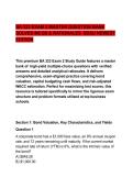 BA 323 EXAM 2 MASTER QUESTION BANK  &NewLine;SOLVED MCQS & RATIONALES  SDSU NEWEST &NewLine;EDITION 