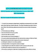 ATI Comprehensive Exit Exam 2026-2027&colon; 148 NGN Questions & Answers 100&percnt; Pass Guarantee&NewLine;&NewLine;
