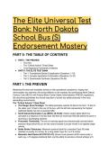 2026&sol;2027 North Dakota CDL School Bus &lpar;S&rpar; Endorsement Mastery Test Bank &vert;  S-Tier Q&A with FMCSA & NDCC Explanations
