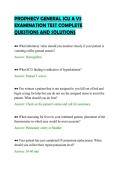 PROPHECY GENERAL ICU A V3&NewLine;EXAMINATION TEST COMPLETE&NewLine;QUESTIONS AND SOLUTIONS&NewLine;