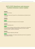 D079 TEST Questions and Answers&NewLine;Verified Solutions Latest Update