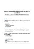 PKSC 1020 &lpar;Introduction to Packaging Science&rpar; Batt Exam 1&comma;2&comma;3 and Final Exam Questions and Answers&vert; Latest Update&vert; Pass Guaranteed