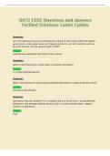 D079 TEST Questions and Answers&NewLine;Verified Solutions Latest Update