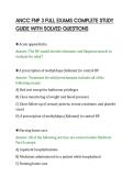 ANCC FNP 3 FULL EXAMS COMPLETE STUDY&NewLine;GUIDE WITH SOLVED QUESTIONS