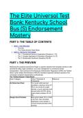 Kentucky CDL School Bus &lpar;S&rpar; Endorsement Test Bank 2026&sol;2027&vert;  Elite Q&A &plus; KAR&sol;FMCSA Mastery Guide