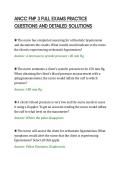 ANCC FNP 3 FULL EXAMS PRACTICE&NewLine;QUESTIONS AND DETAILED SOLUTIONS