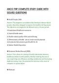 ANCC FNP COMPLETE STUDY GUIDE WITH&NewLine;SOLVED QUESTION