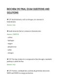 BIOCHEM 210 FINAL EXAM QUESTIONS AND&NewLine;SOLUTIONS