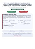 PATH 1000 Pathophysiology Final Exam Review &vert; Complete Questions and Answers with Rationales &vert; 2026 Updated &vert; 100&percnt; Correct - NorQuest College   