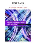 Test Bank for Business Data Networks and Security&comma; 11th edition by Raymond Panko&comma; Julia Panko&comma; Chapter 1-11 &vert; All Chapters