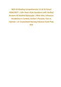 HESI A2 Reading Comprehension V1 & V2 Prep Bundle 2026&sol;2027 &vert; 150&plus; Practice Questions & Answers &vert; Detailed Rationales &vert; Main Idea&comma; Inference&comma; Vocabulary & Author&rsquo;s Purpose