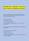 &NewLine;NSG 3450 Exam 2 2026&sol;2027 &vert; Latest Exam Prep &vert; Practice Test Questions & Answers &NewLine;