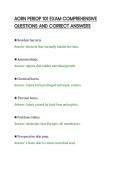 AORN PERIOP 101 EXAM COMPREHENSIVE&NewLine;QUESTIONS AND CORRECT ANSWERS