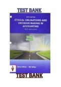 Ethical Obligations and Decision-Making in Accounting 6th Edition Test Bank &vert; Chapters 1-8