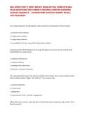 RNC-MNN STUDY &vert;&vert; MOST RECENT EXAM ACTUAL COMPLETE REAL EXAM QUESTIONS AND CORRECT ANSWERS &lpar;VERIFIED ANSWERS&rpar; ALREADY GRADED A&plus; &vert; GUARANTEED SUCCESS&excl;&excl; NEWEST EXAM &vert; JUST RELEASED&excl;&excl;&NewLine;