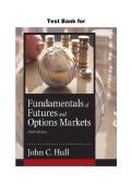 Futures & Options Markets 9e Test Bank