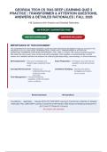 Georgia Tech CS 7643 Deep Learning Quiz 1&ndash;4 Complete Bundle &vert; Questions&comma; Answers & Detailed Rationales  & Why the Other Answers Are Wrong & References  &vert; Fall 2026