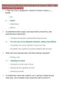 Phlebotomy Certification Exam Questions & Answers 2026 &vert; 130&plus; Verified Q&A &vert; Graded A&plus; &vert; High-Yield Review