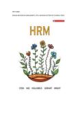 Human Resource Management 6CE Ch&period; 1-11 Test Bank
