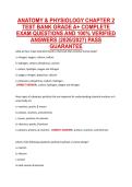 ANATOMY & PHYSIOLOGY CHAPTER 2 &NewLine;TEST BANK GRADE A&plus; COMPLETE &NewLine;EXAM QUESTIONS AND 100&percnt; VERIFIED &NewLine;ANSWERS &lpar;2026&sol;2027&rpar; PASS &NewLine;GUARANTEE 