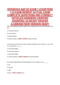 OPENSTAX A&P 2E EXAM 1 &lpar;CHAPTERS &NewLine;1-4&rpar; EXAM NEWEST ACTUAL EXAM &NewLine;COMPLETE QUESTIONS AND CORRECT &NewLine;DETAILED ANSWERS &lpar;VERIFIED &NewLine;ANSWERS&rpar; &vert;ALREADY GRADED &NewLine;A&plus;&vert;&vert;BRAND NEW VERSION 2026&excl;&excl;&excl; 