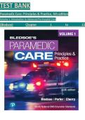 Paramedic Care&colon; Principles & Practice 6th Edition&comma; Volume 1 by Bledsoe &vert; Test Bank&comma; Questions & Answers&comma; Complete Latest 2026&sol;2027