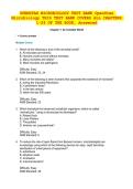 OpenStax Microbiology &vert; Test Bank&comma; Questions & Answers&comma; All Chapters