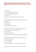 CWEA Collections System Maintenance Grade 3 Exam &lpar;Latest 2025 &sol; 2026 Update&rpar; Questions and Verified Answers &vert; 100&percnt; Correct &vert; Grade A&plus;&NewLine;