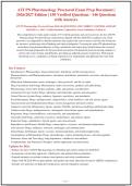 ATI PN PHARMACOLOGY PROCTORED EXAM QUESTIONS AND CORRECT ANSWERS &lpar;VERIFIED ANSWERS&rpar; PLUS RATIONALES&vert; INSTANT DOWNLOAD
