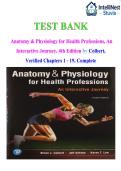 Test Bank for Anatomy & Physiology for Health Professions 4th Edition By  Bruce  Colbert&comma; Jeff Ankney&comma; Karen Lee ISBN 978-0134876818