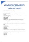 PCCN TEST BANK 2026&sol;2027 &vert; NURSING &vert; PROGRESSIVE CARE &vert; 250 VERIFIED Q&A &vert; DETAILED RATIONALES &vert; PASS GUARANTEED &ndash; A&plus; GRADED