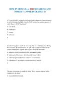 HESI RN PEDS EXAM 2026 QUESTIONS AND CORRECT ANSWERS GRADED A&plus;
