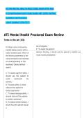 2026 ATI RN MENTAL HEALTH PROCTORED EXAM WITH NGN A Comprehensive Exam Study Guide with 100&percnt; Verified Questions and Answers Latest Updated 2026&sol;2027&period;