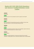 Davila ASU SCM 300 EXAM Questions&NewLine;and Answers Verified Solutions Latest&NewLine;Update
