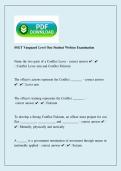 SSGT Vanguard Level One Student Written Examination 2026 &vert; Study Guide & Test Review