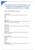 CATA EXAM 2026&sol;2027 &vert; ATHLETIC THERAPY &vert; 100 VERIFIED Q&A &vert; DETAILED RATIONALES &vert; NGN-ALIGNED &vert; PASS GUARANTEED &ndash; A&plus; GRADED