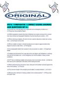 IFSTA 7 FIREFIGHTER 1 CORRECT EXAMS ANSWERS AND QUESTIONS SET A&period;pdf