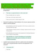 NRSG 2350 EXAM 1 MASTER REVIEW 2026&sol;2027 &vert; COMPLETE &NewLine;TEST BANK & STUDY GUIDE &vert; MOST TESTED CONCEPTS &vert; &NewLine;CORRECT ANSWERS&vert; COMPREHENSIVE EXAM PREPARATION