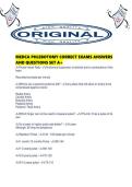 MEDCA PHLEBOTOMY CORRECT EXAMS ANSWERS AND QUESTIONS SET A&period;pdf
