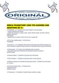 MEDCA PHLEBOTOMY CORE TIPS ANSWERS AND QUESTIONS SET A&period;pdf