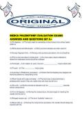 MEDCA PHLEBOTOMY EVALUATION EXAMS ANSWERS AND QUESTIONS SET A&period;pdf