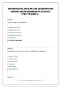 TELEMETRY EKG EXAM &vert;ACTUAL QUESTIONS AND VERIFIED ANSWERS&vert;BRAND NEW 2026-2027 UPDATE&vert;GRADED A&plus;