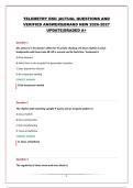 TELEMETRY EKG  PACKAGE &vert;QUESTIONS AND ANSWERS&vert;BRAND NEW 2026-2027 UPDATE